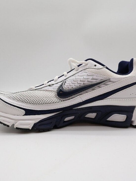 Nike Air Tri-D Run II Men\'s 9 White Navy Mesh Athletic Sneakers main image 6